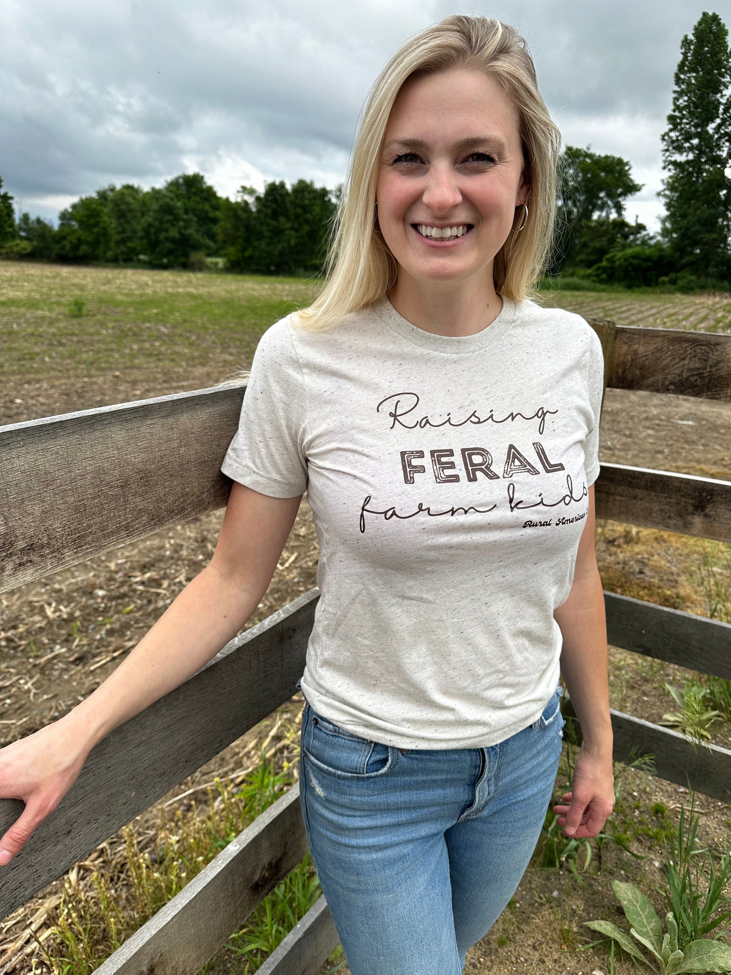 'Raising FERAL farm kids' Tee