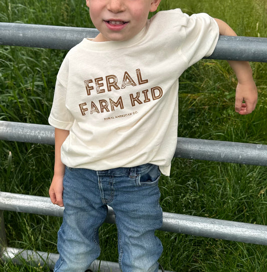 Toddler 'Feral Farm Kid'